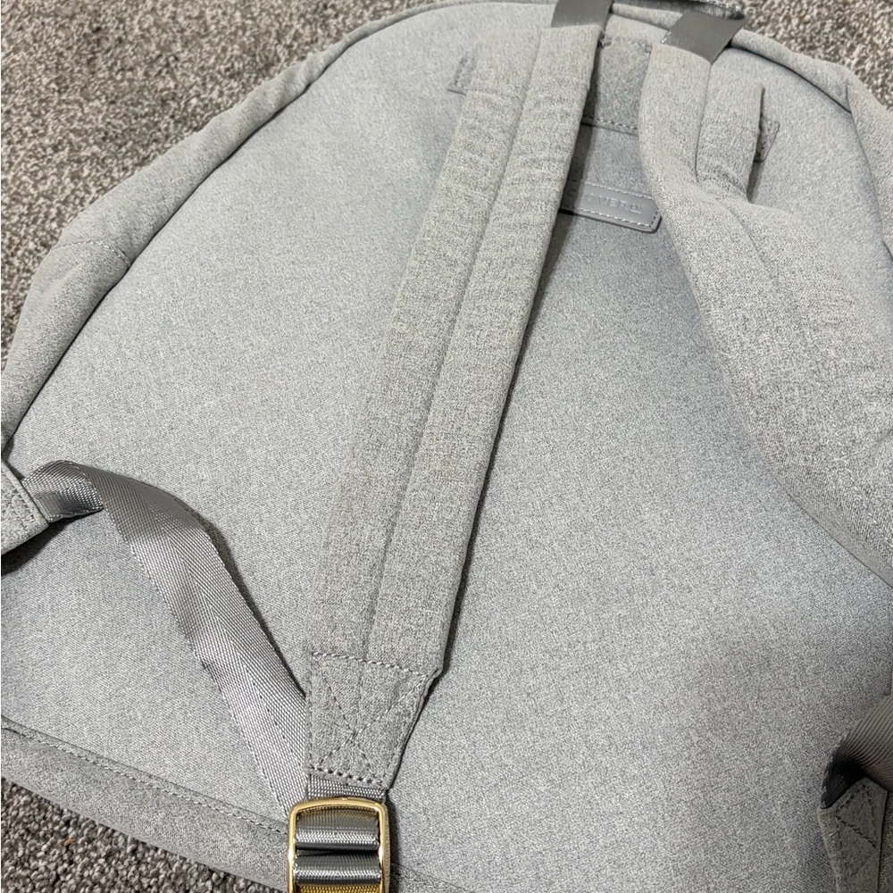 Stoney Clover Lane Gray Backpack with scallops - Picture 4 of 6